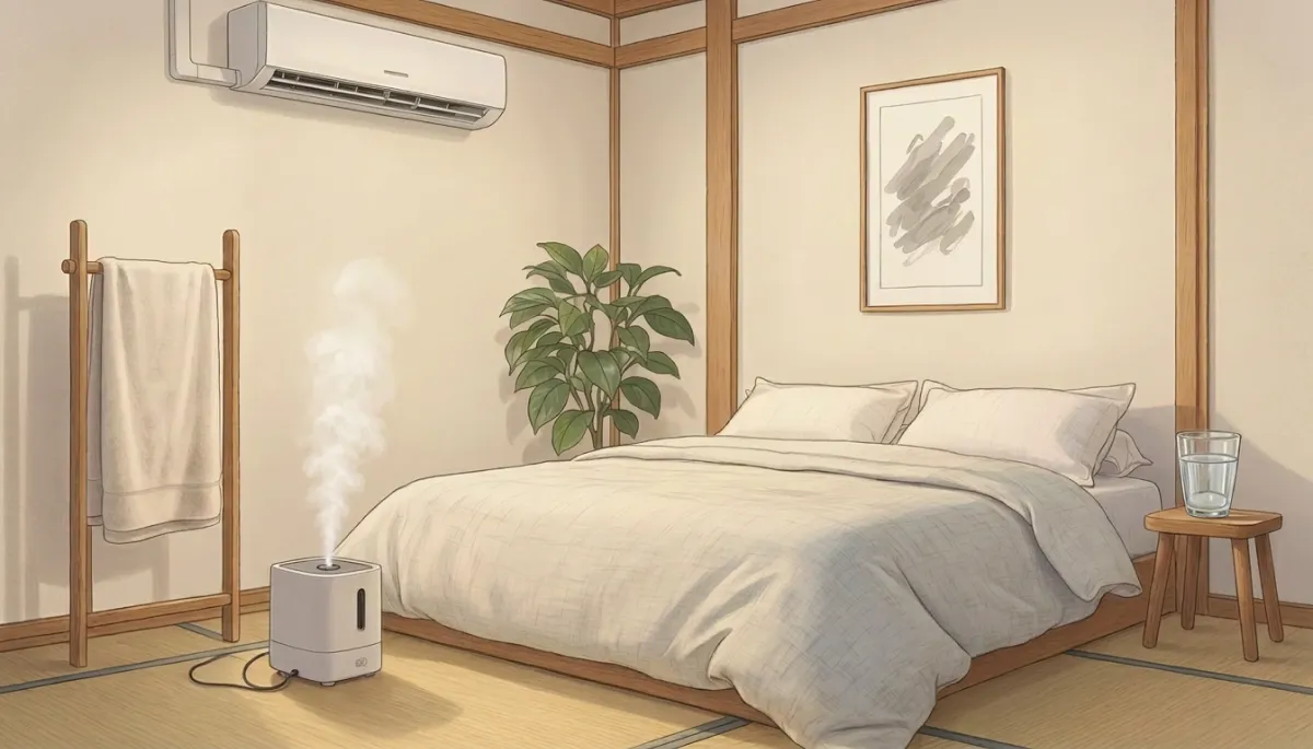 冷房による乾燥を防ぐための対策
